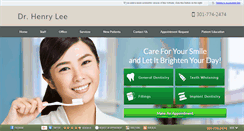 Desktop Screenshot of dentistolneymd.com